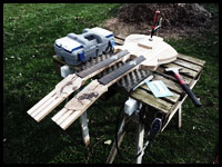 Kopfplattenfurnier bearbeiten