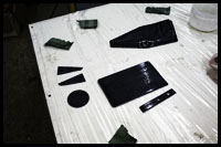 Montage CFK-Abdeckungen